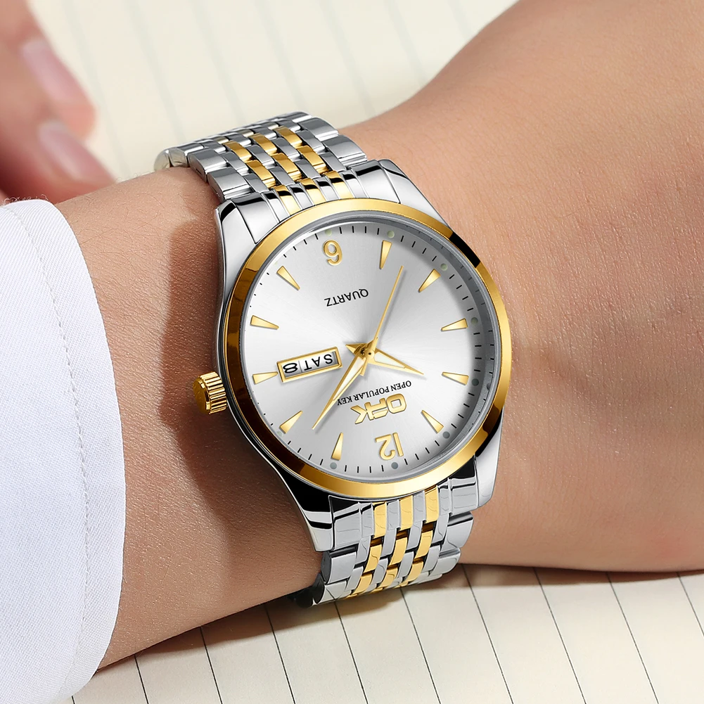 OPK Fashion Men's Quartz Watch with Day Date Dial