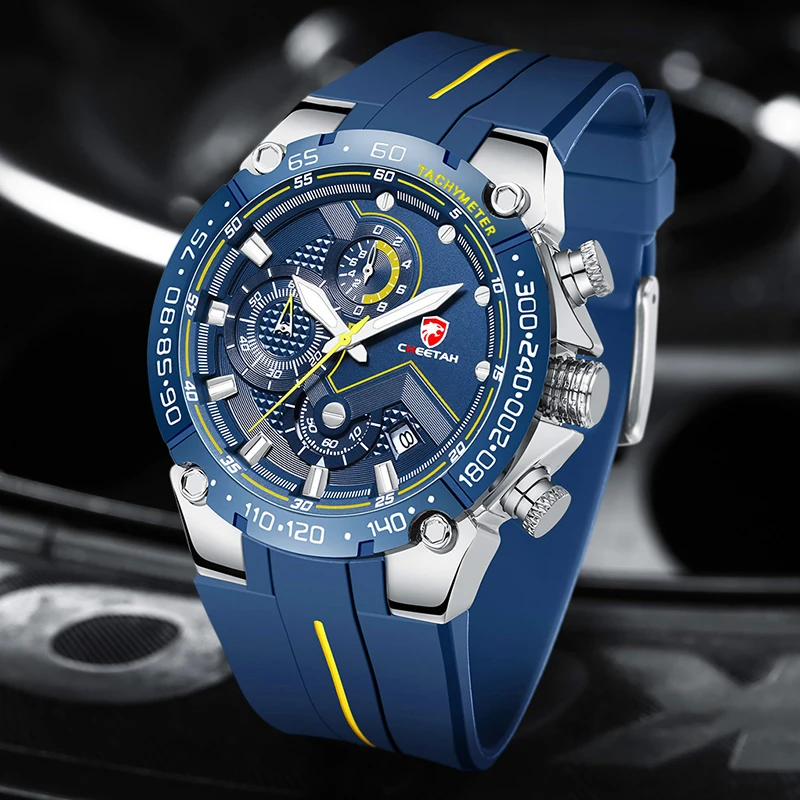 Cheetah Chronograph Quartz Mens Sports Watches