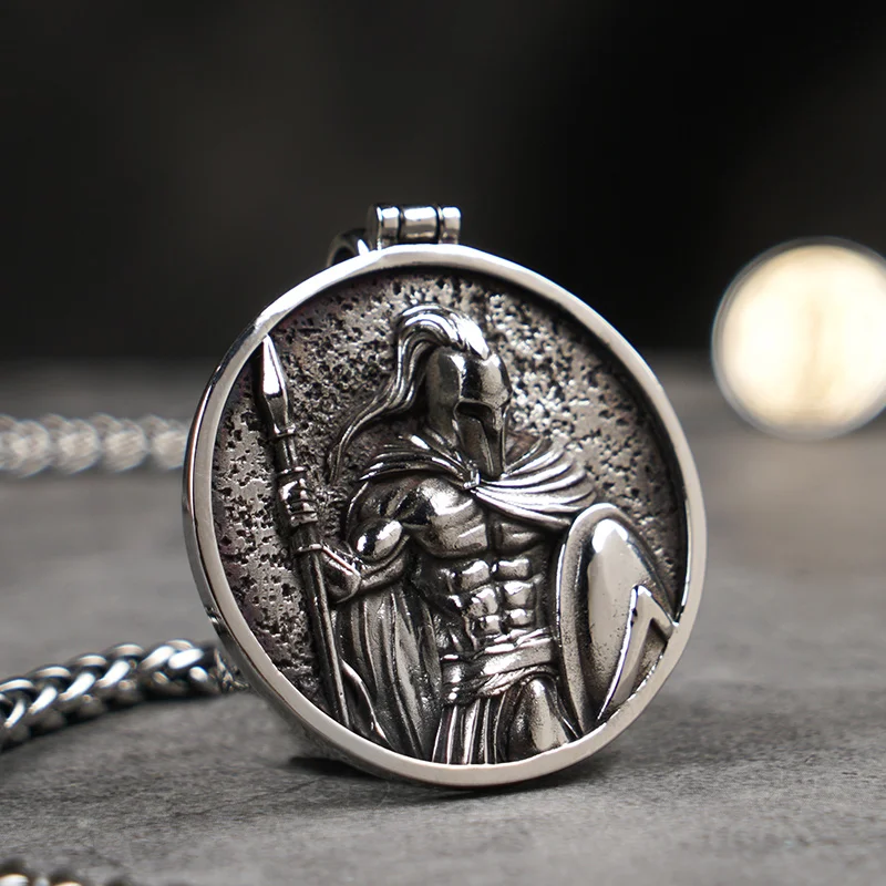 Spartacus Warrior Stainless Steel Pendant Necklace