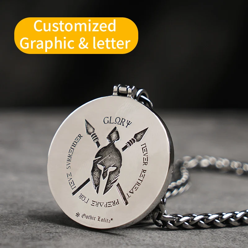 Spartacus Warrior Stainless Steel Pendant Necklace