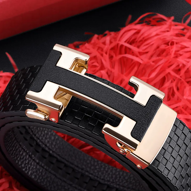 Style Genuine Leather Automatic Belt