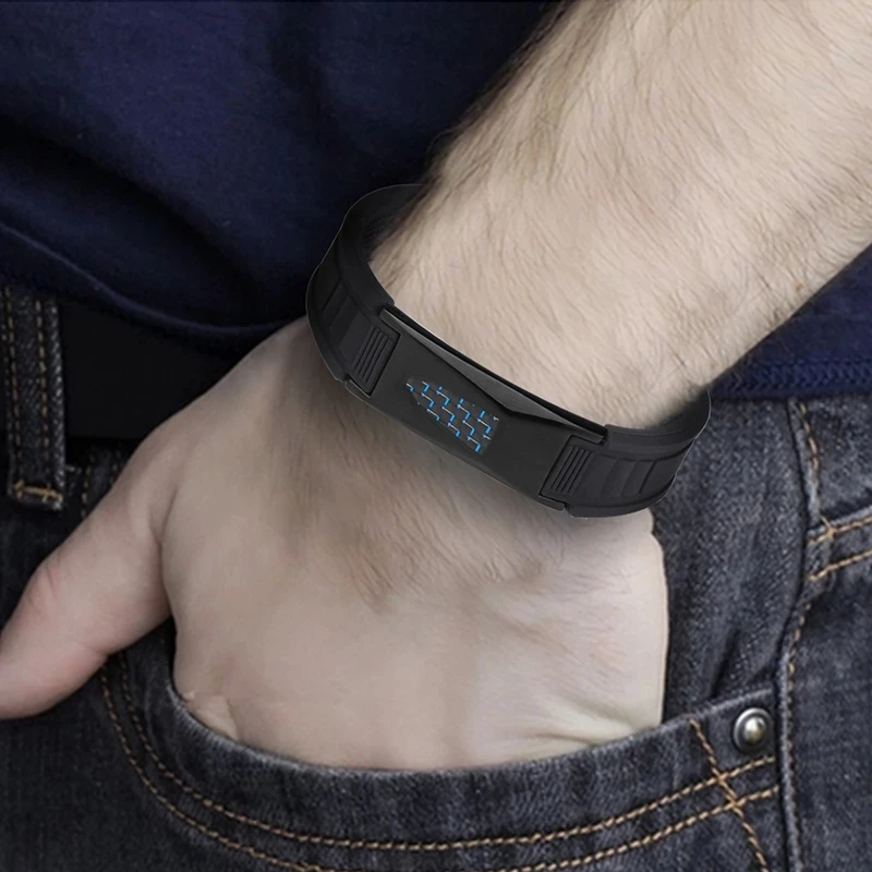 Titanium Silicone Magnetic Energy Power Bio Armband