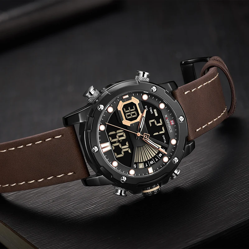 NAVIFORCE Sport Military Analog Digital Watch