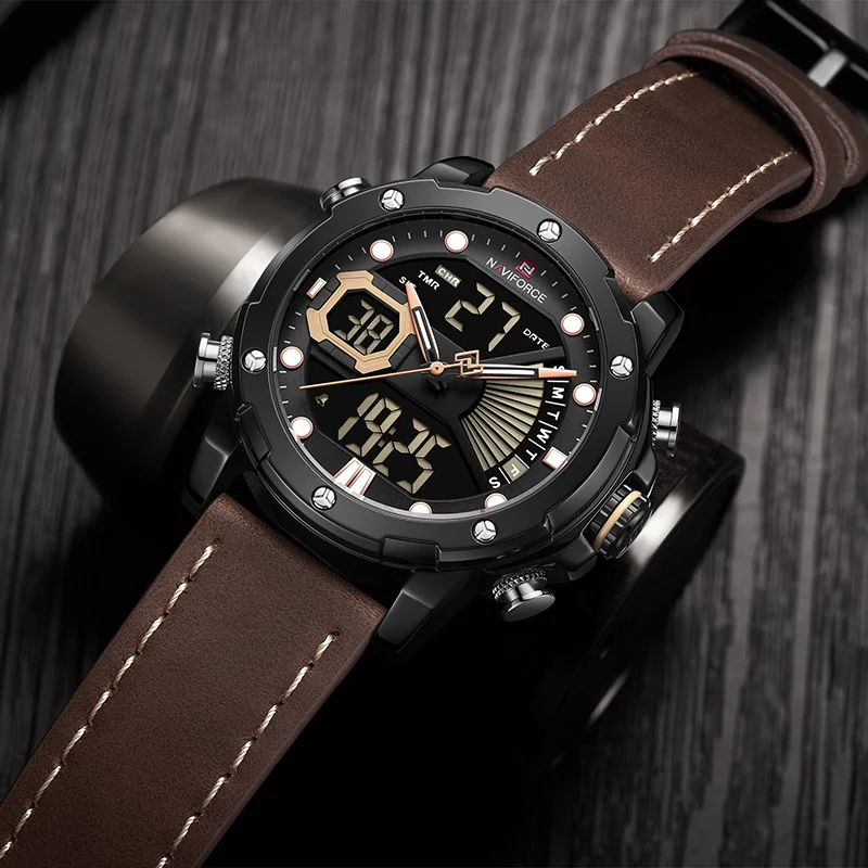NAVIFORCE Sport Military Analog Digital Watch