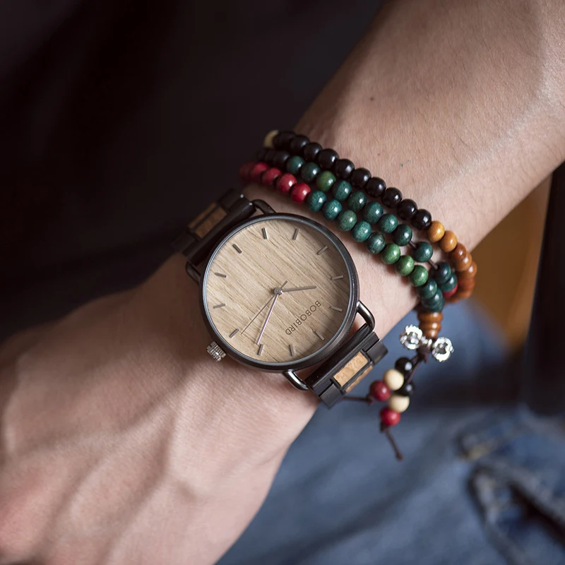 Bobo BIRD Watch Zebra Wooden Luxury Watch