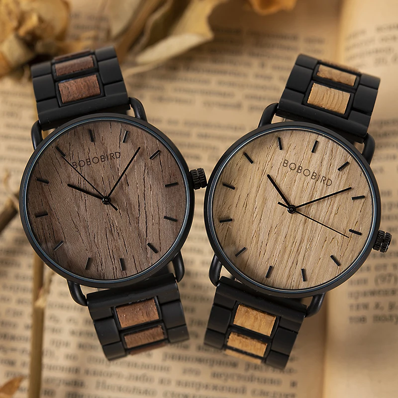 Bobo BIRD Watch Zebra Wooden Luxury Watch
