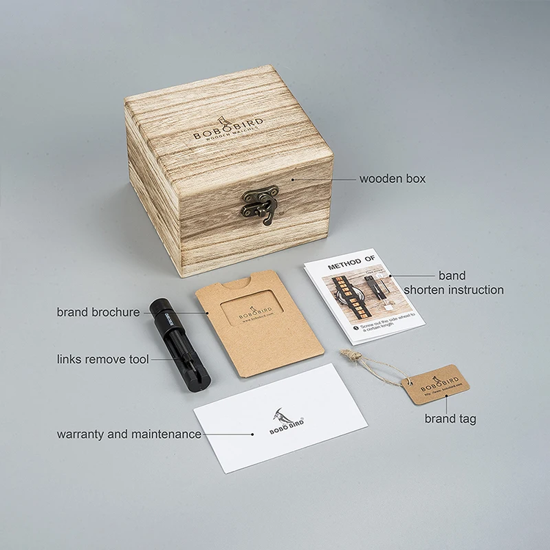 Bobo BIRD Watch Zebra Wooden Luxury Watch