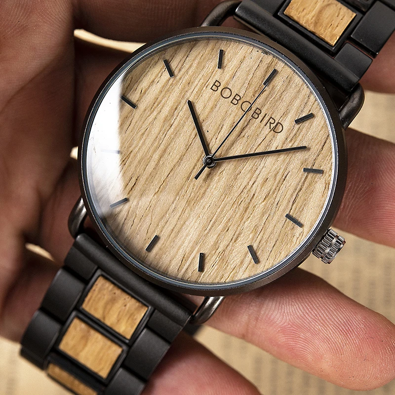 Bobo BIRD Watch Zebra Wooden Luxury Watch