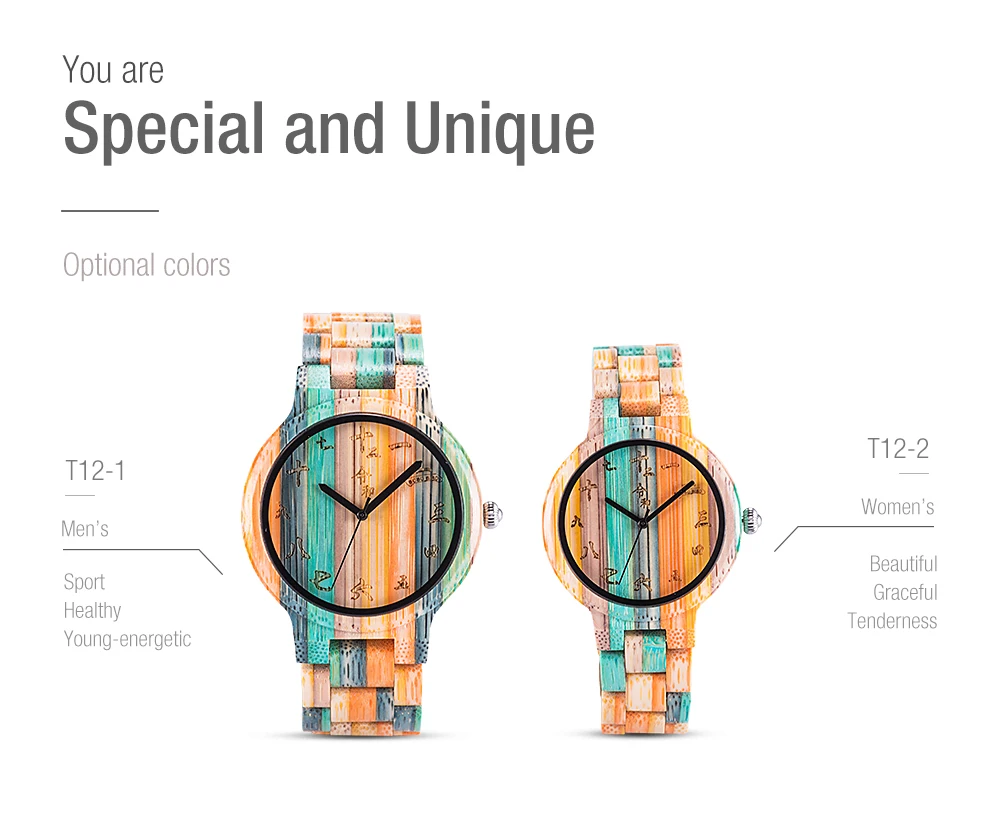 BOBO BIRD Wood Watches for Men and Women