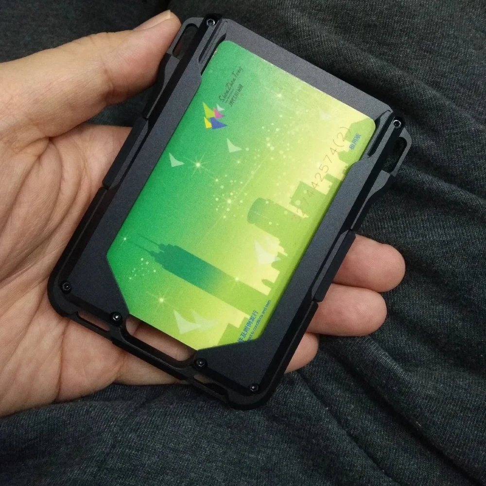 RFID Blocking Credit Card Holder ID Badge Wallet