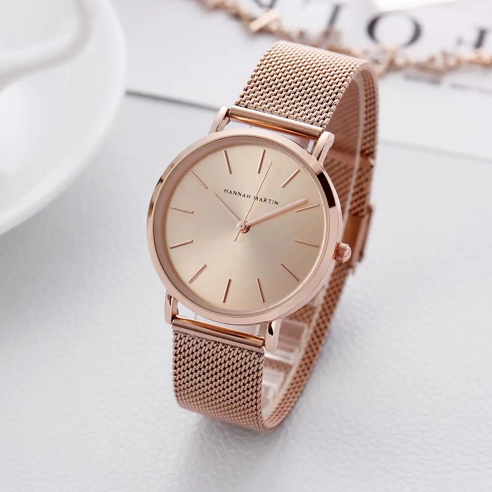 Hannah Martin Quartz Watch and Bracelet Jewelry Set