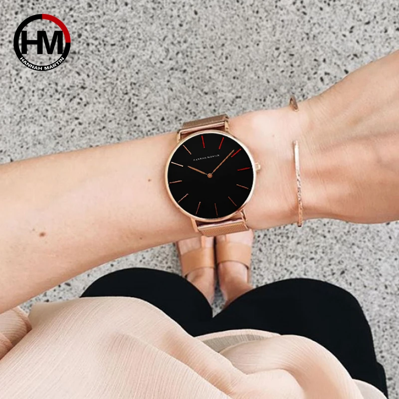 Hannah Martin Quartz Watch and Bracelet Jewelry Set