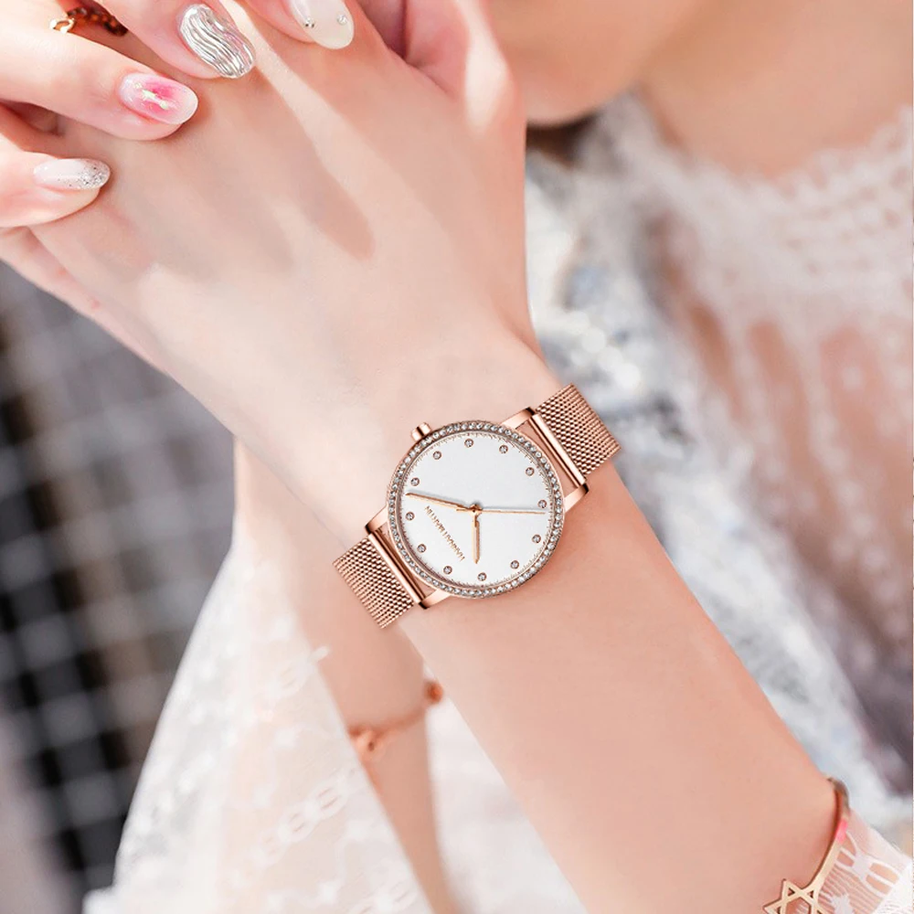 Hannah Martin Women's Rhinestones Watches