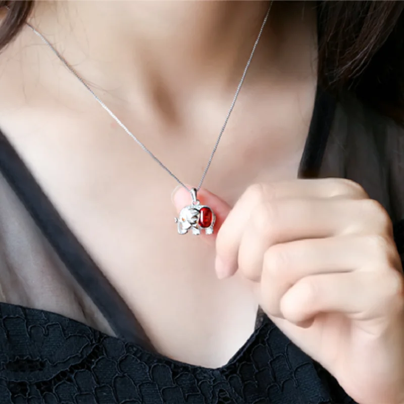S925 Sterling Silver Animal Pendant Necklace