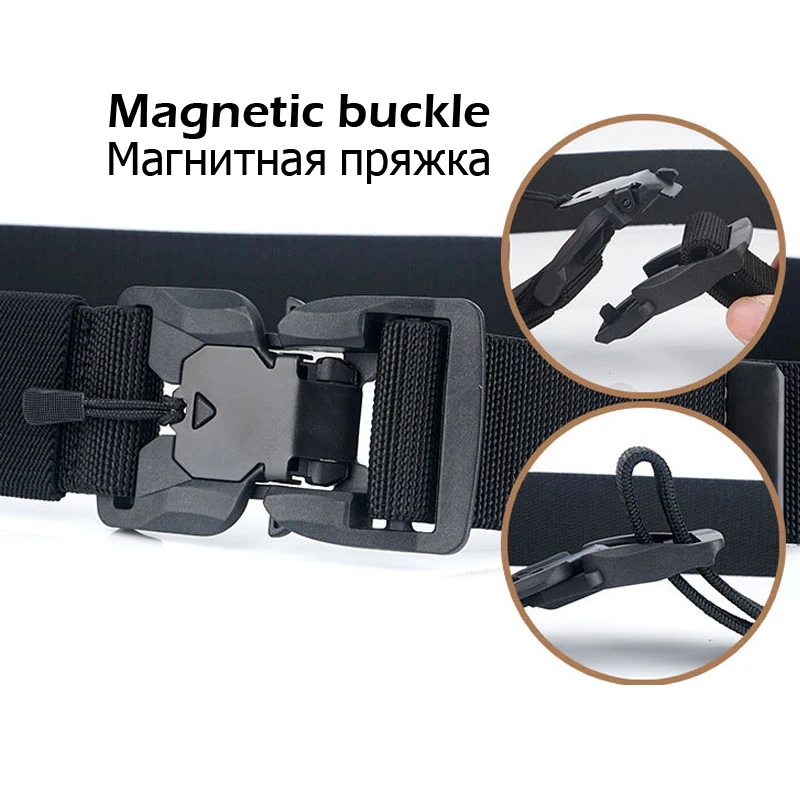 Genuine Tactical Belt Quick Release Magnetic Buckle