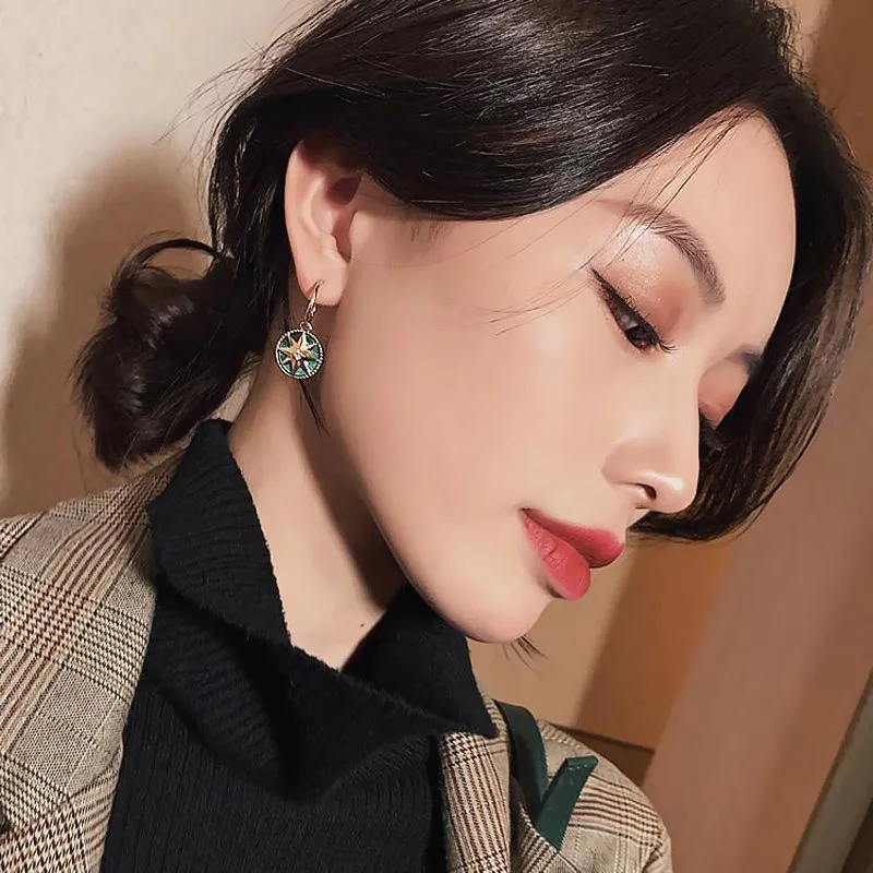 Statement Drop Earrings Geometric Dangle Earrings