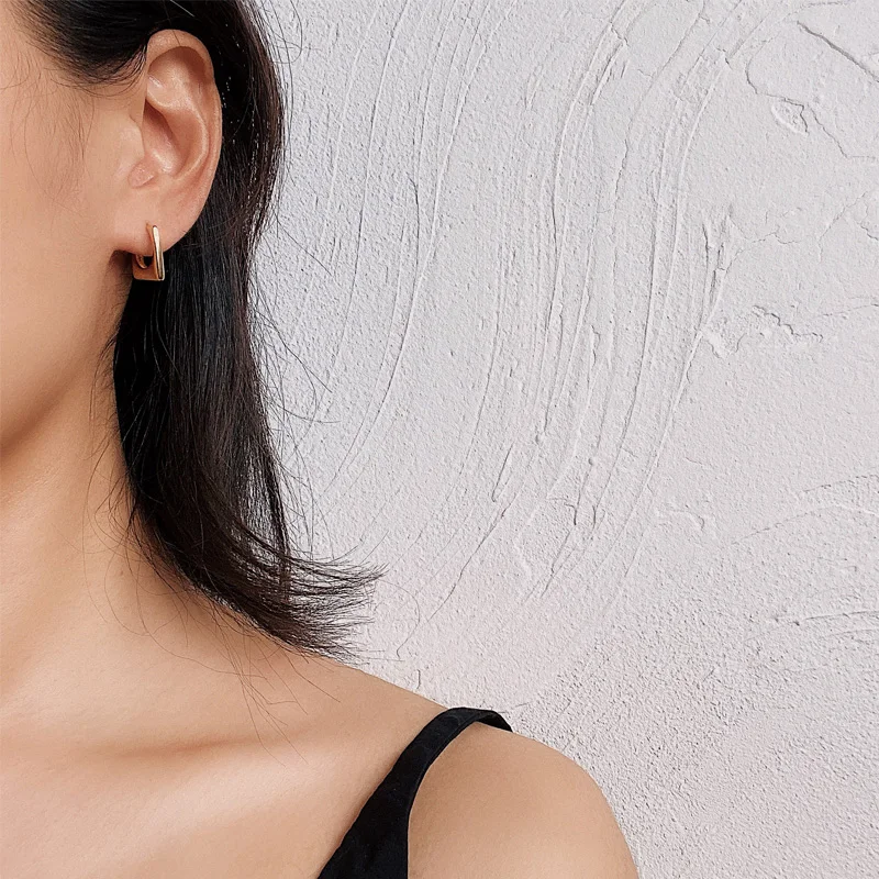 Statement Drop Earrings Geometric Dangle Earrings