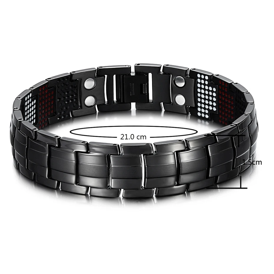 Fashion Magnetic Mens Bracelets Bangles for Men