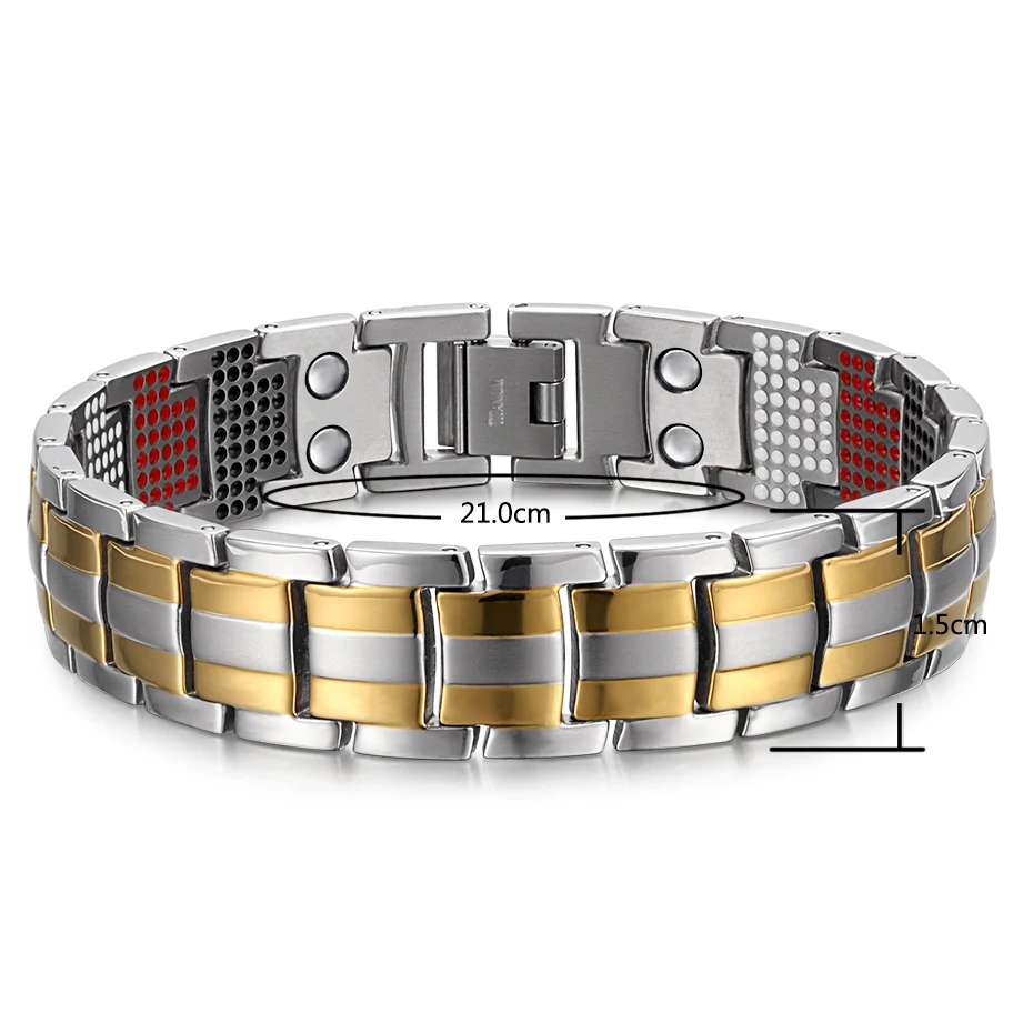 Mens Magnetic Bracelets Fashion Germanium Bangles