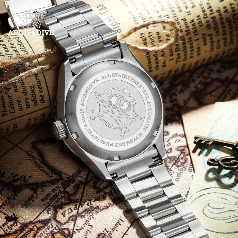 ADDIESDIVE Diver 200m Self Wind Mechanical Watches