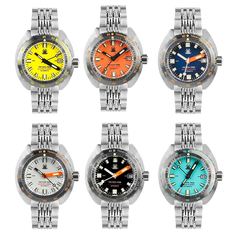 Tactical Frog Sub 300T Automatic 200M Diving Mens Watch