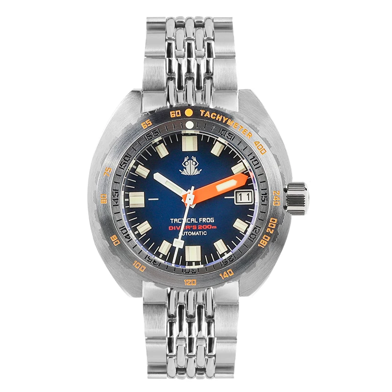 Tactical Frog Sub 300T Automatic 200M Diving Mens Watch
