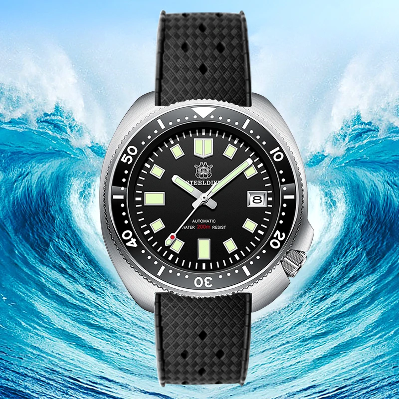 STEELDIVE Watch 200M Diver Automatic Mechanical Men's Watches