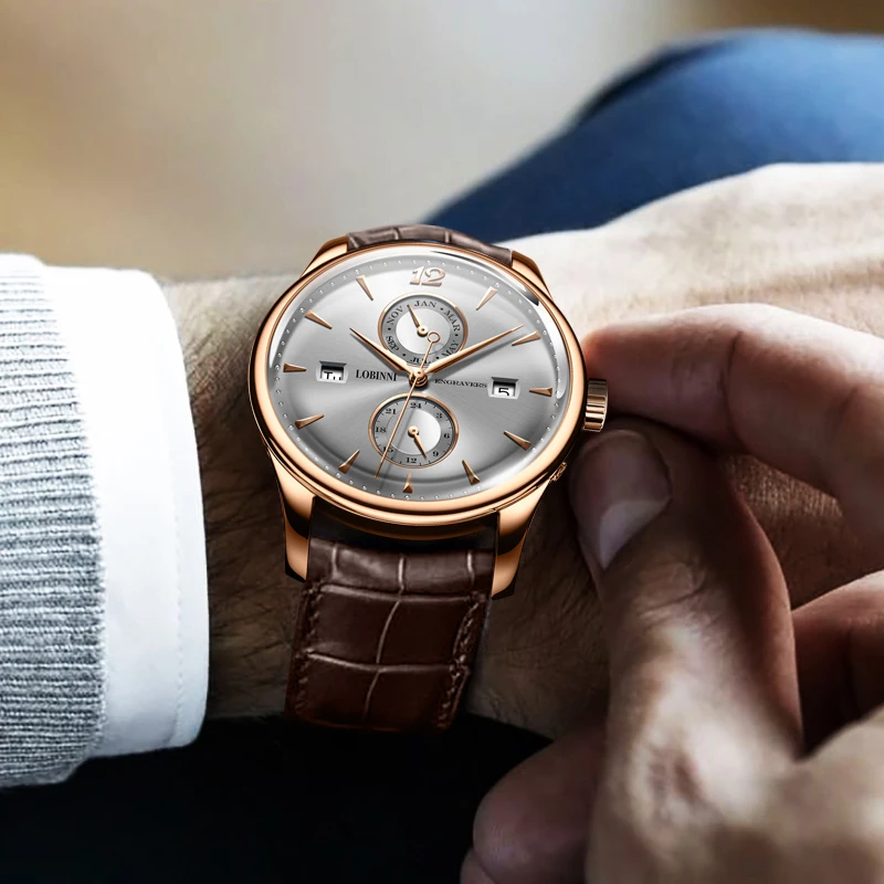 Swiss Luxury Mechanical Watch Seagull Movement