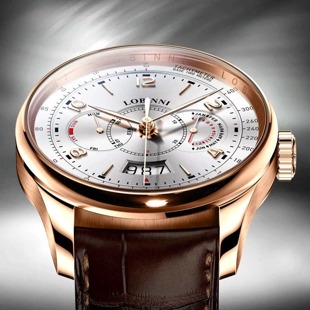 Lobinni Swiss Watches Luxury Miyota Automatic Movement