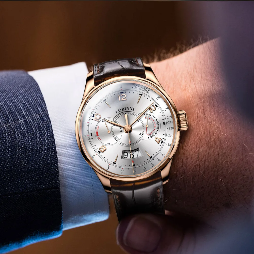 Lobinni Swiss Watches Luxury Miyota Automatic Movement