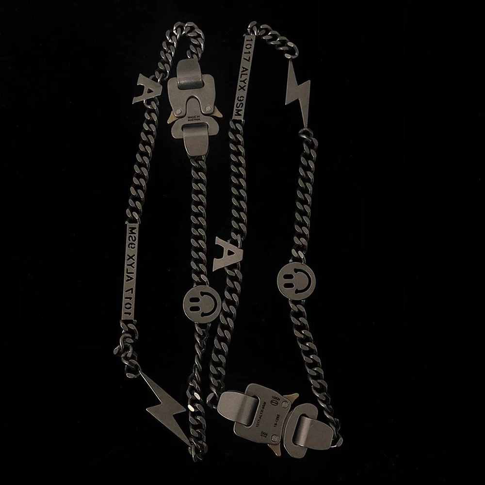 1017 ALYX 9sm Lightning Hero Chain Necklace Hip Hop