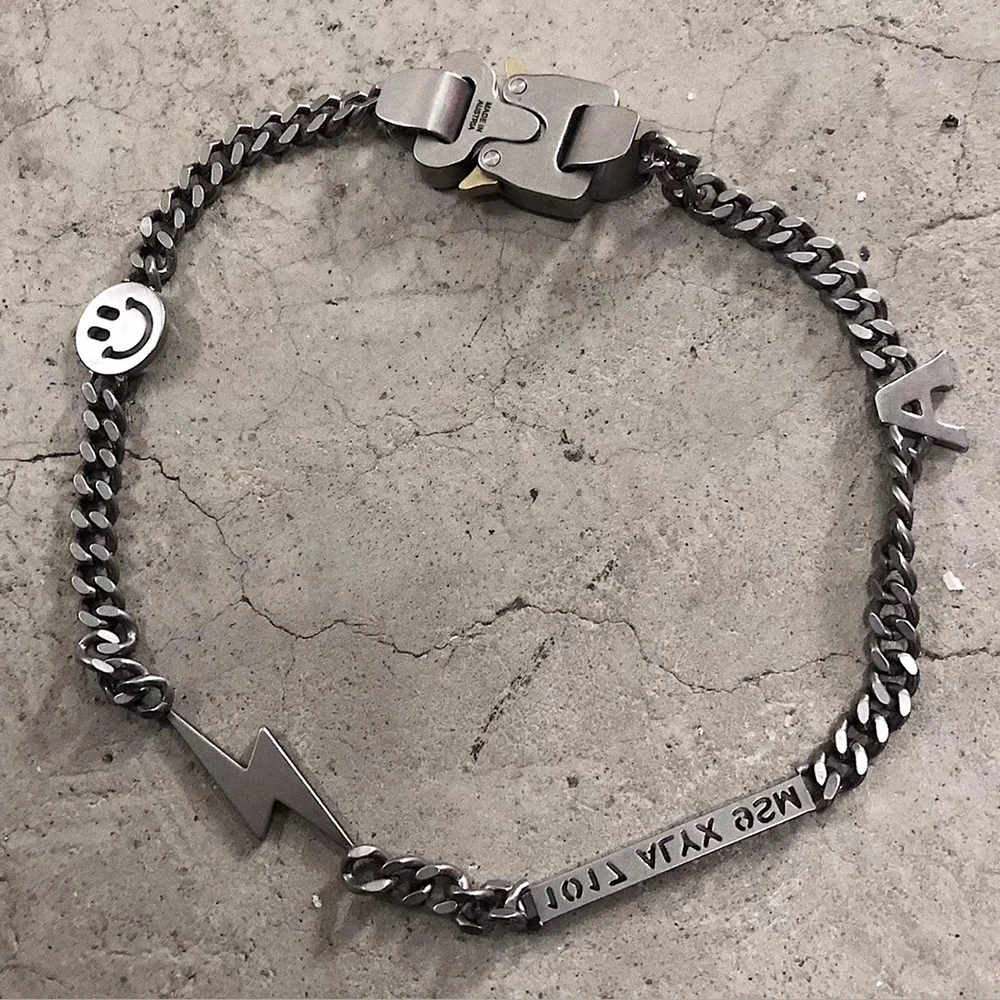 1017 ALYX 9sm Lightning Hero Chain Necklace Hip Hop