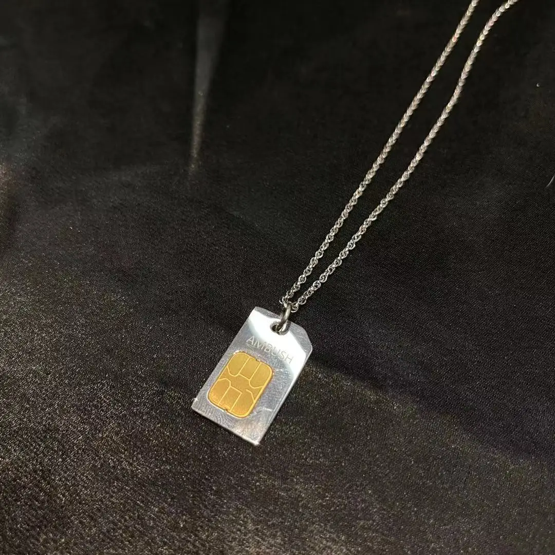 AMBUSH SIM Card Chip Chain Necklace