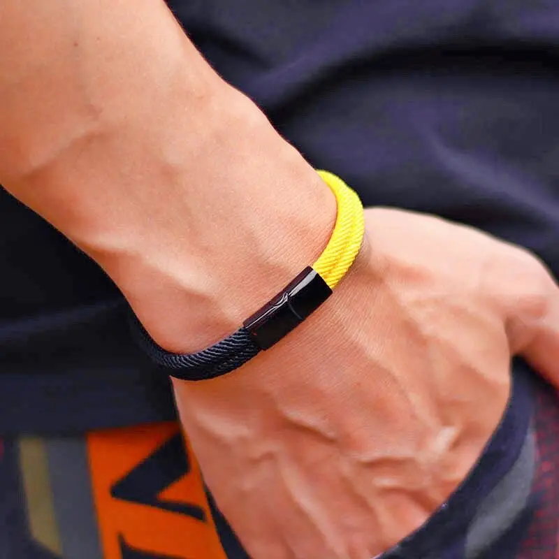 Milan Rope Knot Bracelet with Magnetic Clasp