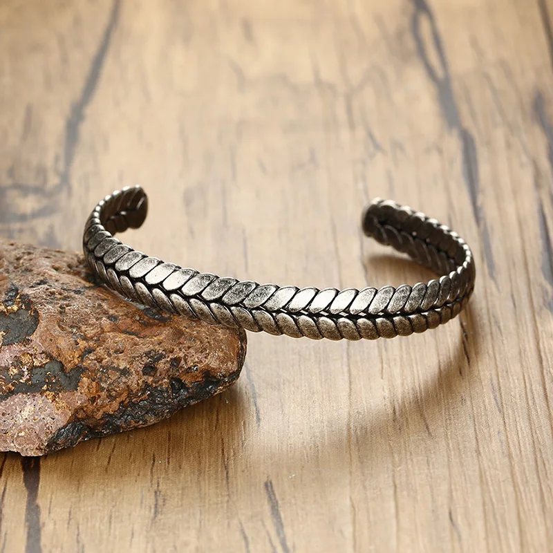 Open Cuff Bracelet Christmas Gift for Men