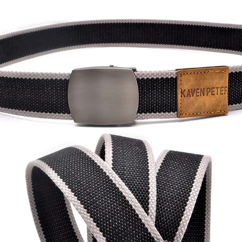 Canvas Belt for Men With Automatic Buckle