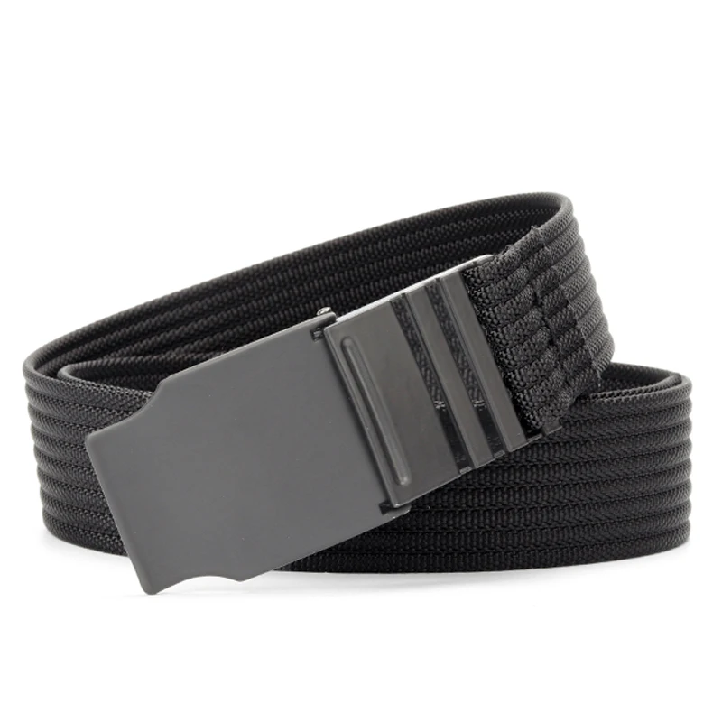 Canvas Mens Military Web Belt Casual Solid Color