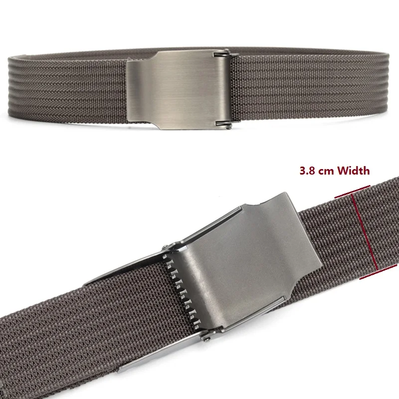 Canvas Mens Military Web Belt Casual Solid Color