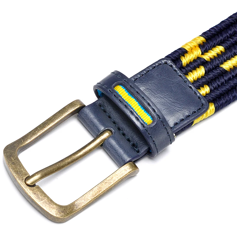 Stretch Belts for Men Golf Woven Elastic Belts
