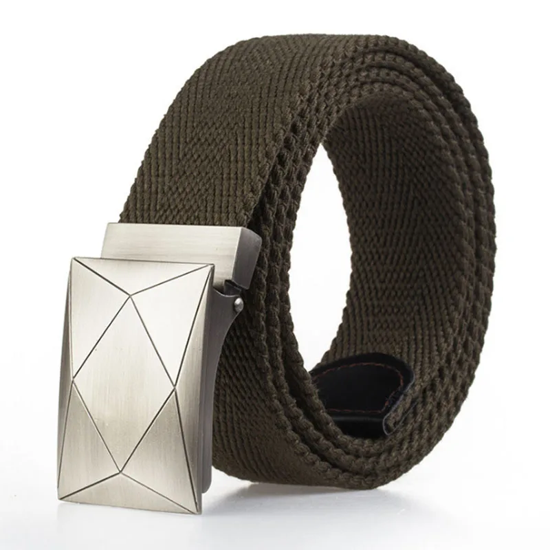 Military Canvas Tactical Belt High Quality Adjustable Strap