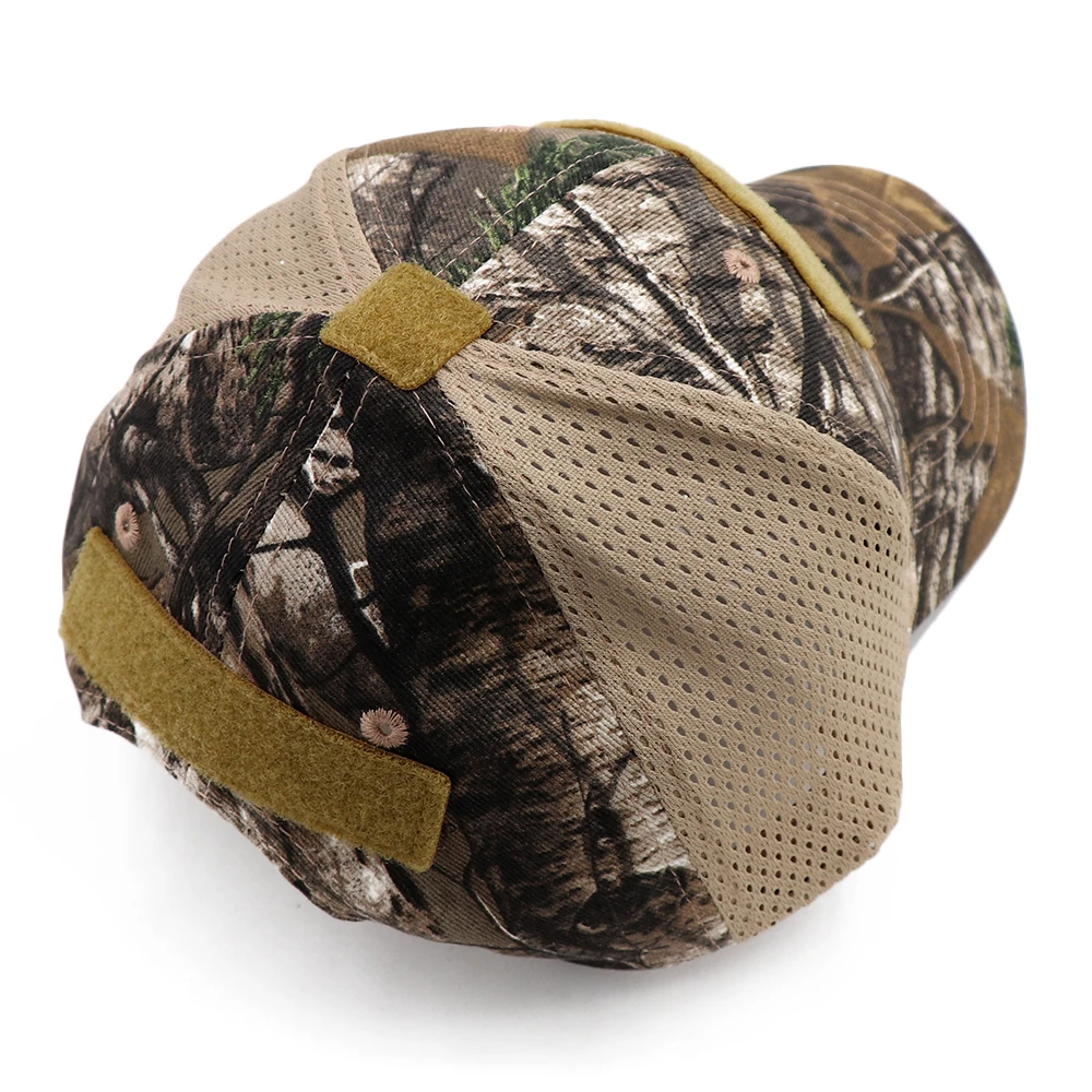 Camo Punisher Tactical Style Cotton Trucker Baseball Cap