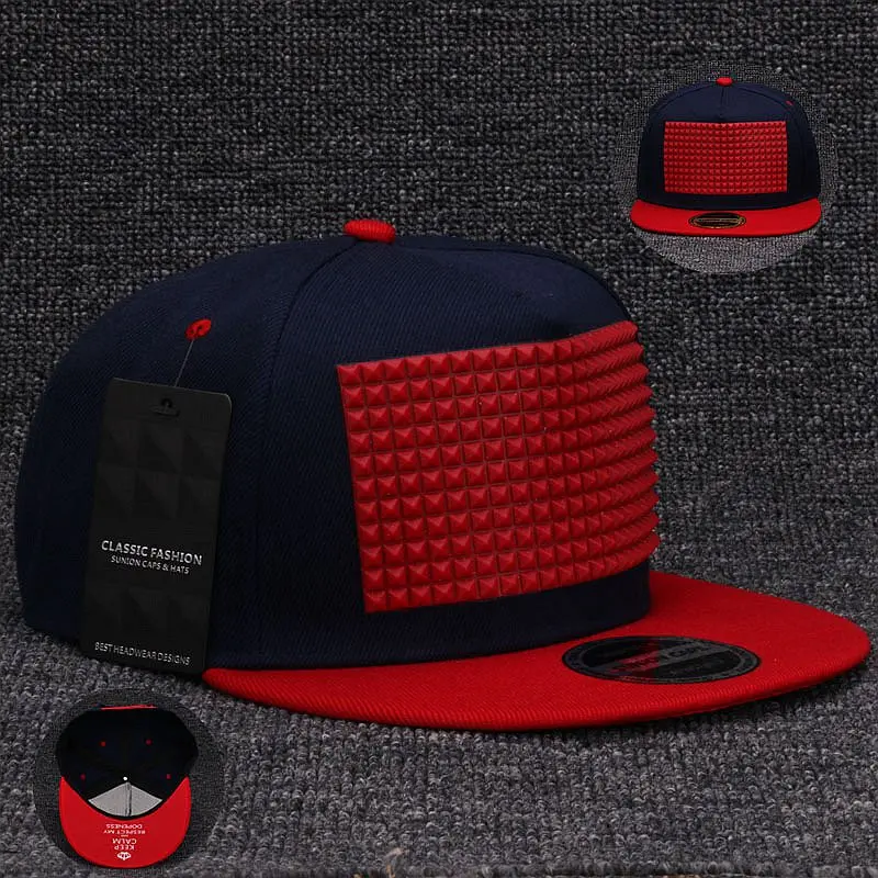 3D Snapback Cap Raised Soft Silicon Square Pyramid Flat Baseball Cap