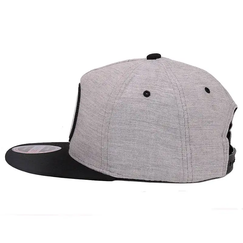 Classic Snapback Hat Flat Brim Baseball Cap