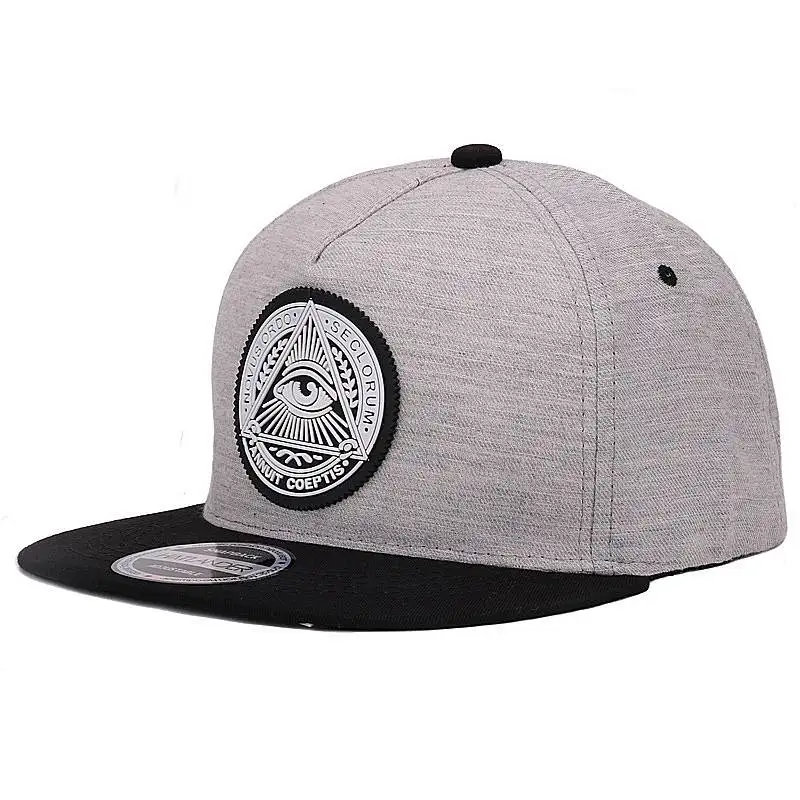 Classic Snapback Hat Flat Brim Baseball Cap
