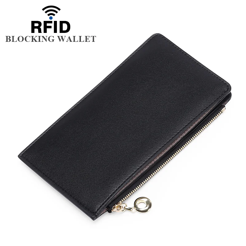 Womens Wallet RFID Blocking Bifold Multi Card Case