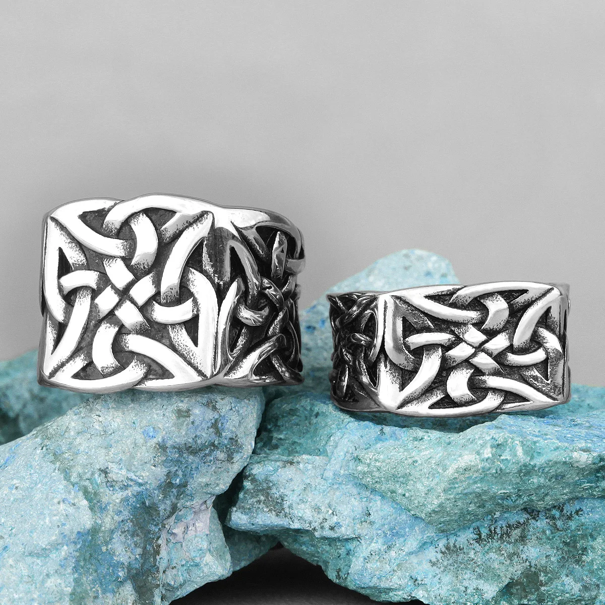 Stainless Steel Ring for Men Celtic Knot Design