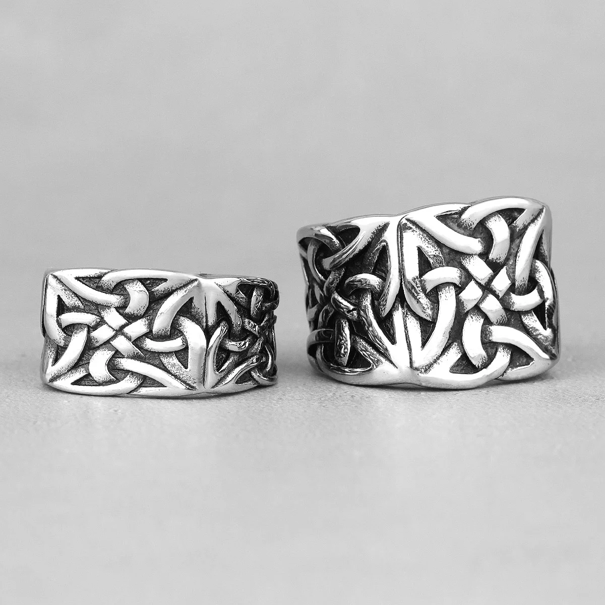 Stainless Steel Ring for Men Celtic Knot Design
