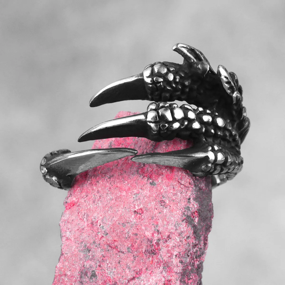 Dragon Claw Stainless Steel Ring