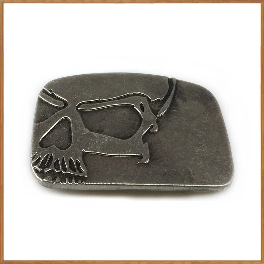 Retro Skull Western Cowboy Belt Buckles