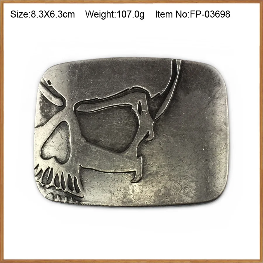 Retro Skull Western Cowboy Belt Buckles